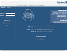 Tablet Screenshot of bloobar.com